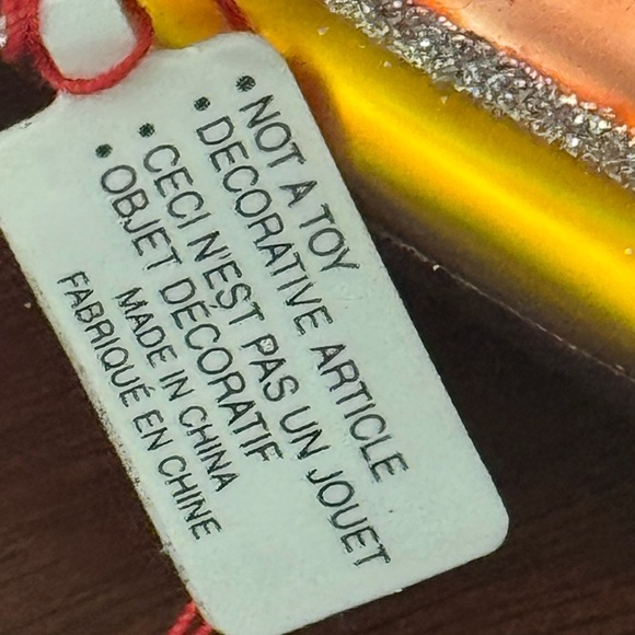 Mercury Glass Santa Speed Boat Christmas Tree Ornament Department 56 Handpainted - Picture 10 of 12